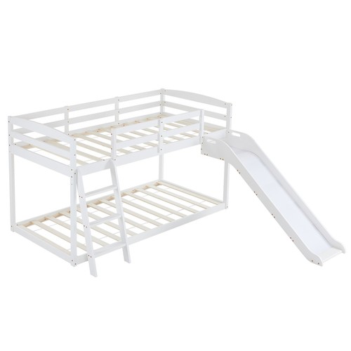 Bunk bed with - bed, curved