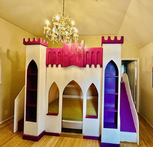 Castle style bunk bed - style, with